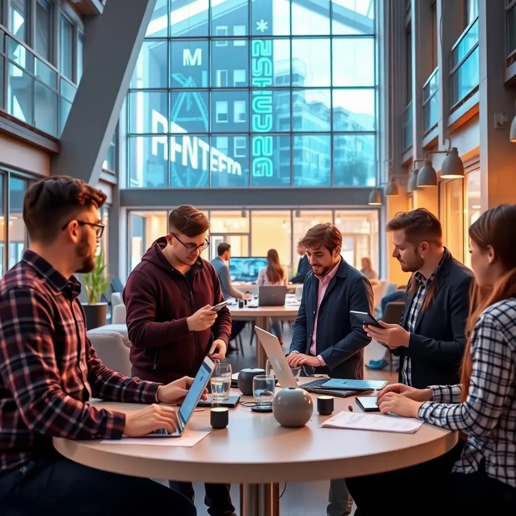 High-tech innovatie hub in Eindhoven met ondernemers