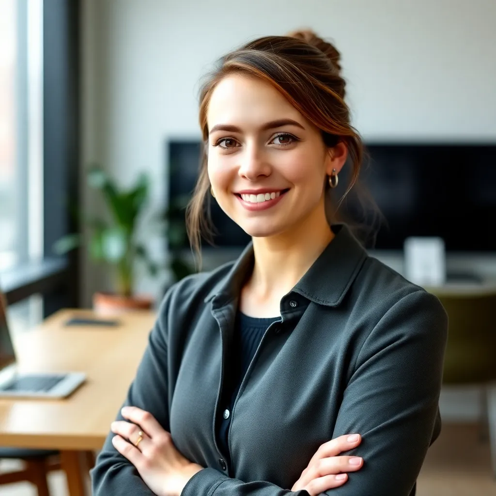 Portret van Lisa Jansen, tech-ondernemer in Amsterdam